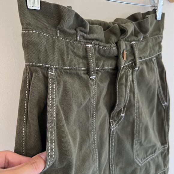 Free People Splendor In The Grass Paperbag Skirt Size 0 - Picture 4 of 6